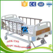 MDK-T303 2 Kurbeln manuelles Krankenhausbett mit zwei Funktionen